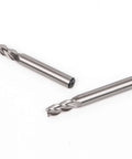 CNBTR 2pcs HSS 4-flute straight-shank end mills, 7mm dia