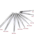 Metric Tap And Die Set 30 Pcs Hand Tools Kit For Threading with various metric taps displayed on white background.