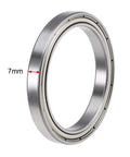 6809ZZ Deep Groove Ball Bearing Set 45mm Inner Diameter 58mm Outer Diameter 7mm Width Double Shielded Z2 Chrome Steel 2 Pack, 7mm wide bearing