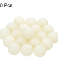 20 Pack White Nylon Bearing Balls Three Quarter Inch G2 Precision Solid Spheres, 20 white nylon spheres for machinery use.