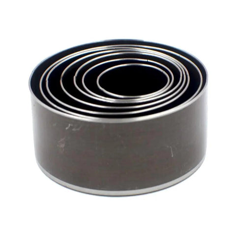 Handy 7 Size Round Hole Punch Kit For Leather And Crafts 20Mm To 50Mm Carbon Steel Hollow Cutter stacked view