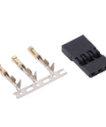 JR Connector Kit For Electronic Equipment And Model Aircraft, 100-Piece Brass ABS Male JR Plugs With Gold Plating, Plug And Play Ready