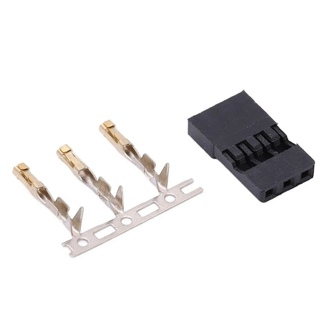 JR Connector Kit For Electronic Equipment And Model Aircraft, 100-Piece Brass ABS Male JR Plugs With Gold Plating, Plug And Play Ready