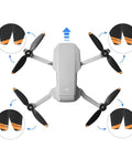 Low Noise Quick Release Drone Propellers 24 Pcs For Mini 2 Mini SE Mini 4K Replacement Blades installed on drone
