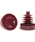 Built Tough 2 Pack Hydraulic Power Steering Pump Reservoir Cap Plug Cover, Red polymer, direct fit for Honda vehicles.