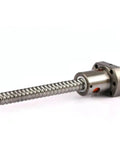 SFU1204 Ball Screw Ball Nut Kit With 12mm Rod Anti Backlash Rolled Finish, silver, linear motion component for CNC and DIY builds
