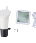 Wireless Water Level Sensor Ultrasonic Tank Level Meter No Fuss Install With IP65 Weatherproof Design And Dual Unit Display