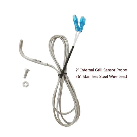 RTD Temperature Sensor Probe Replacement For Pellet Grills And Country Smokers Series Compatible With OEM Part 50151