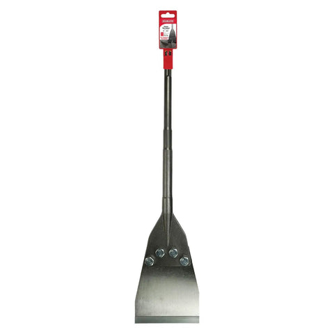 Rugged SDS Max Floor Scraper With Steel Body For Demolition Of Linoleum Laminate And Carpet Quick 6 Inch Wide Flat Chisel
