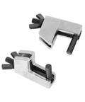 2 Pack Car Brake Line Clamp Set Zinc Alloy Chrome Plated Hose Pinchers for Flexible Gas Lines and Fuel Hoses