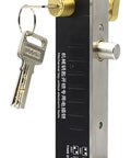 Heavy Duty 12V And 24V Electric Drop Bolt Lock With Manual Key Override for door access, featuring weather-sealed metal design.