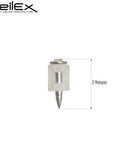 Single 19mm concrete nail shown vertically with plastic collar, part of 1000x Collated Concrete Nails Three Quarters Inch 19mm For GX3 GX100 GX120 Cordless Nailer Heavy Duty 1000 Per Box Ten Nails Per Strip 3mm Thick Ultra Hard Carbon Steel Excludes Gas Cartridge