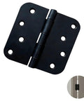 Four Pack 4 Inch Matte Black Door Hinges Durable Metal Butt Hinges With Five Eighths Radius Corners Built To Last Heavy Duty Interior Wood Door Hardware