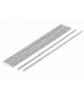 M3 X 150mm 0.5mm Pitch 304 Stainless Steel Fully Threaded Rods Pack Of 10 For DIY And Pro-Grade Builds in silver finish