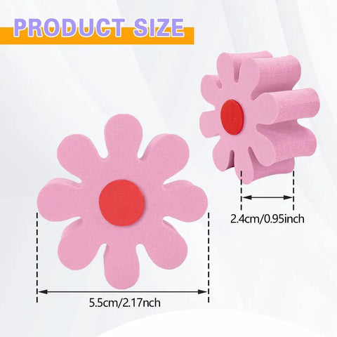 Pink Daisy Car Antenna Topper Totally Cute Aerial Ball Roof Ornament For Women And Men EVA foam with size details