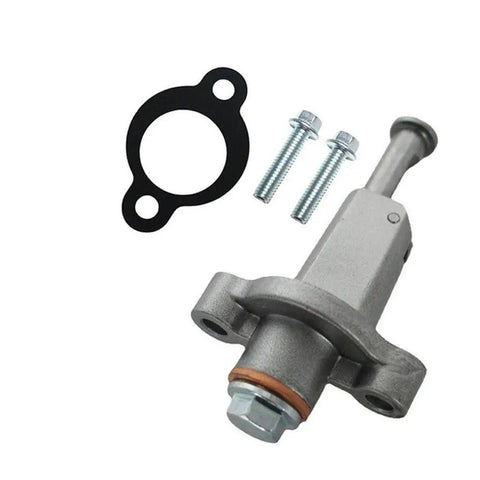 Heavy Duty Aluminum Cam Chain Tensioner Replacement 3084918 3086813 Straight Bolt On Fix For Polaris Sportsman 500 335 400 4X4 ATV Quad 1996 To 2004 Nixes Cold Start Slack with bolts and gasket.