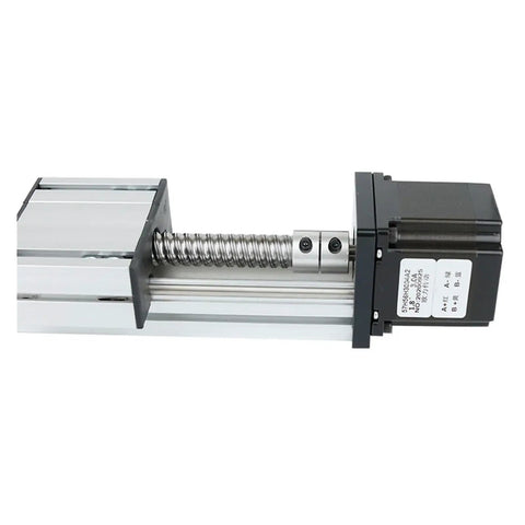 DIY CNC Router Linear Bearing And Rail Kit With SFU1204 Ballscrew 1605 C7, Stepper Motor Included, side view