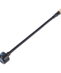 5.8G FPV Antenna With 2.5dBi RHCP Gain And 150mm SMA Cable, black antenna with gold SMA connector