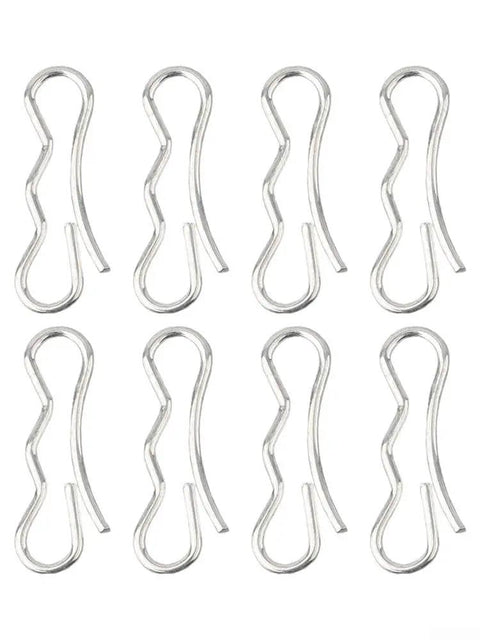 Lawn Mower Bow Tie Cotter Pins Set Of 8 Metal Fasteners For 71404043 71404040 532194208 194208 Heavy Duty Replacement Accessories.