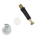 Three in One Eccentric Wheel Connector Kit for Furniture, 100 Sets Pro Grade Durable Screw Nut Hardware components displayed