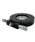 Straight Up Precision Rotary Tilt Table For Slick Cnc Routing And Milling Layouts Heavy Duty Aluminum Alloy Frame with dial and adjustment knobs.