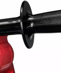 Close-up of rotating side handle on Heavy Duty Corded Power Drill With Beast Mode 8 Amp Motor Delivering Up To 850 Rpm.