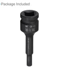 Impact Spline Bit Socket M6 Metric 60mm Long For Three Eighths Inch Drive Chrome Molybdenum Steel One Piece Construction