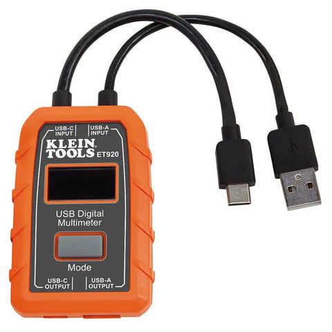 USB Power Meter For USB A And USB C Digital Voltage, Current, Capacity, Energy And Resistance Tester For QC Fast Charge Ports