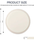 Zero Clearance Band Saw Table Insert Set showing nylon insert dimensions with 2.2in diameter, fits most bandsaws, four pack