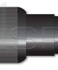 Solid Twenty Count Of 10-32 Retractable Captive Panel Screws At Point Three One Inches Long With.125 Inch Thickness And A Sweet Slotted Drive finished in clean black side view.
