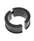 Bike Handlebar Extender 31.8mm To 25.4mm Conversion Clamp Spacer, black, lightweight durable shim for oversized bars, close-up view