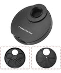 Pro-Grade 1.25 Inch And 2 Inch Eyepiece Filter Wheel Kit With Locking Ring For Telescopes shown with 5-position carousel design.