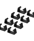 Eight Pack Patio Furniture Clips 71mm Diameter For Outdoor Garden Wicker And Rattan Sofa Clamps Fixers Prevent Sliding Between Sectional Modules Durable Heat And Wear Resistant Black