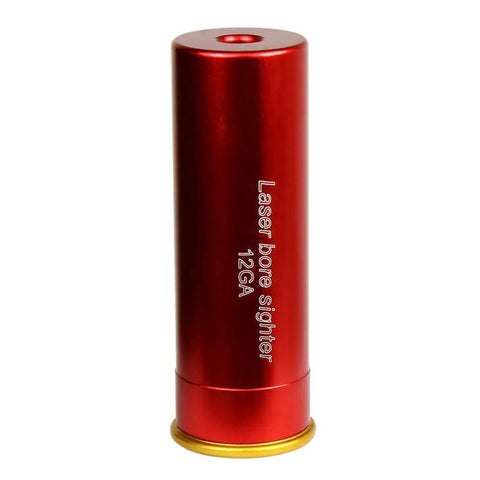 Red Dot Laser Bore Sight For Shotgun In-Chamber Cartridge With Two Battery Sets, Easy Install For Quick Scope Zeroing visible.