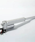 Heavy Duty 12V And 24V Electro Hydraulic Cylinder Linear Actuator with silver finish, ideal for precision motion control applications.