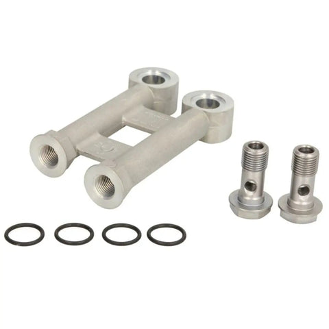 Repair Kit For Pneumatic Brakes And Air Brake System Components Model 925 384 050 2 shown with metal fittings and rings