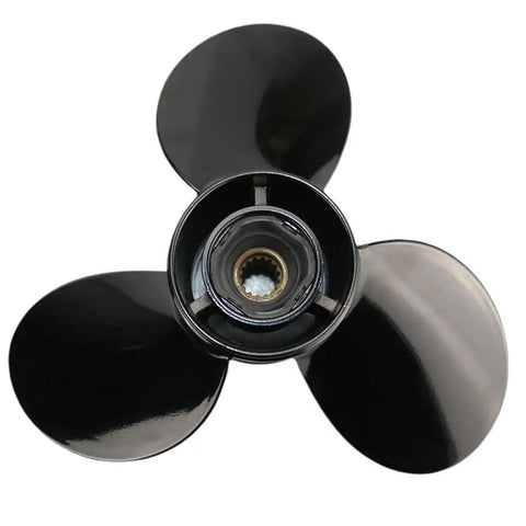 12 3/4 Inch Aluminum Outboard Propeller 21 Pitch 3 Blade 15 Spline Right Hand Rotation Compatible With Mercury Outboard Engines