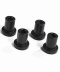 Heavy Duty Sliding Barn Door Track Spacers Carbon Steel Wall Mount Connectors Black Finish For Farm Garage Basement 4 pcs 3.5x3x2 cm
