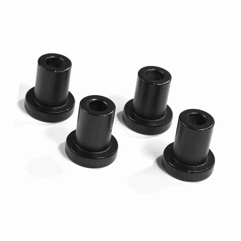 Heavy Duty Sliding Barn Door Track Spacers Carbon Steel Wall Mount Connectors Black Finish For Farm Garage Basement 4 pcs 3.5x3x2 cm