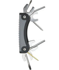 Indestructible Scuba Tool Pack With 11 Stainless Steel Tools In A High Impact Fiber Handle The Ultimate Dive Repair Kit shown open