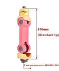 Built Tough Universal Adjustable Work Stop For Cnc Mill And Lathe Rock Solid Multi Function Locator Tool With M16 Shank, 190mm size.