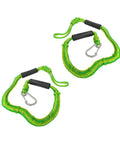 Master Chill Marine Docking With These 4 Foot Green Bungee Dock Lines Featuring Heavy Duty Stainless Clip, ideal for boats and jet skis.
