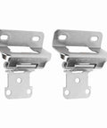 2 Pack Self Closing Cabinet Hinges For Kitchen And Bathroom High Strength Steel Semi Wrap Overlay Easy Install