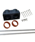 Replacement Heater End Cap For 2 Barrel Spa Heater 78077 Black Durable High Quality End Cap That Fits Most Hot Tub Models And Is Easy To Install Today with screws and gaskets