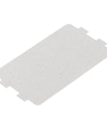Waveguide Cover Mica Plates Sheets For Microwave Oven Repair And Heat Insulation, shown flat on white background.