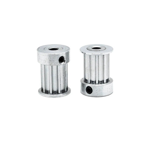 Rock Solid Htd 5M 10 Tooth Timing Pulley With Heavy Duty Keyway For Cnc Transmission Drives Smooth Operation That Cuts Down On Wear Straight Up Reliable Five Pack, metal construction, vertical view, precision design.