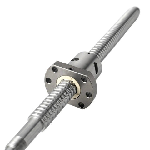 Left Hand Thread SFU1605 Ball Screw With Ball Nut 16mm Diameter 5mm Pitch End Machined BK12 BF12 C7 Grade 250mm To 1200mm Length Options