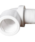 10 Pack Half Inch PVC Male To Female 90 Degree Elbow Fittings MIPT To FIPT White