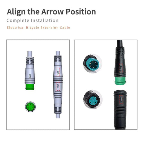 Waterproof Ebike Extension Cable 2Pin 3Pin 4Pin 5Pin 6Pin Female To Male Connector For Brake Display Throttle Lights And Signal Diy Electric Bicycle Cable For Lights Accel And More Dope Setup