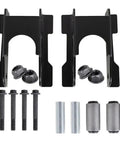 Heavy Duty Rear Coil Springs For Ford Explorer 1991-2002 Pair Of Shocks With Bushings And Bolts Black Easy Install No Cutting Or Drilling Needed Solid Ride Quality, mounting kit
